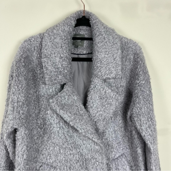 VINCE CAMUTO PURPLE BOUCLE TWO BUTTON COLLARED COAT SIZE SMALL - Picture 11 of 16